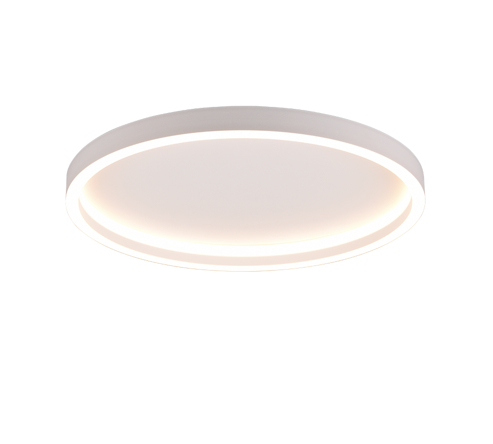 Rotonda LED ceiling lamp round matt white — R64502131