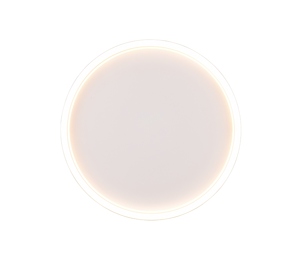Rotonda LED ceiling lamp round matt white — R64502131