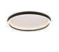 Rotonda LED ceiling lamp round matt black — R64502132