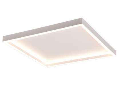 Rotonda LED ceiling lamp square matt white — R64502931