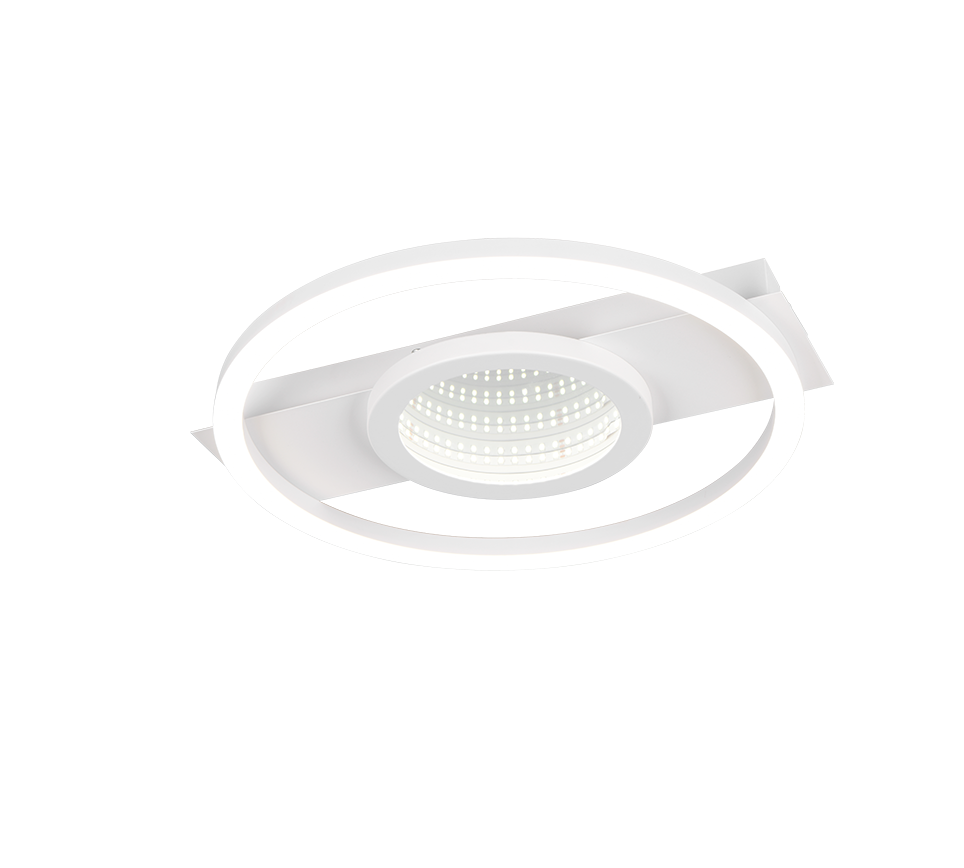 Wheeler LED ceiling lamp round matt white 4000K — R64801131