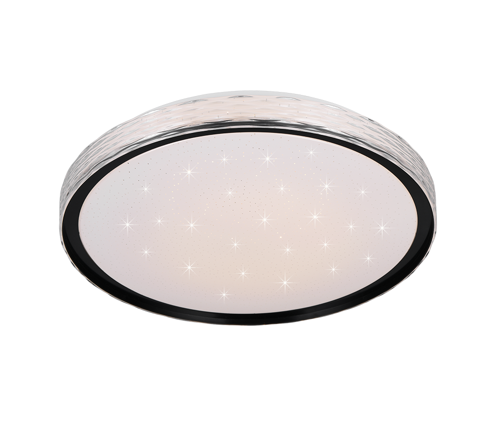 Varda LED ceiling lamp 39 cm black — R64811102