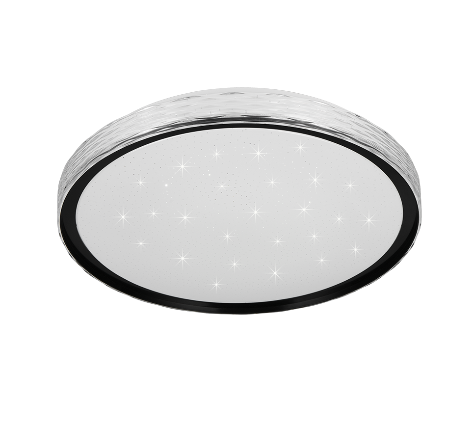Varda LED ceiling lamp 39 cm black — R64811102