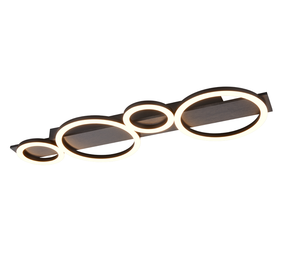 Lumos LED ceiling lamp aluminium — R64821109
