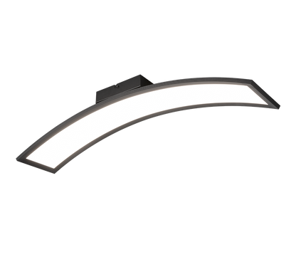 Sigma LED ceiling lamp matt black — R64861132