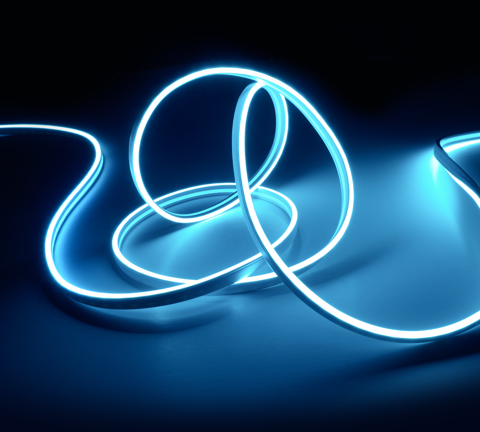 Neon LED stripe 3 m white RGB — R65583100
