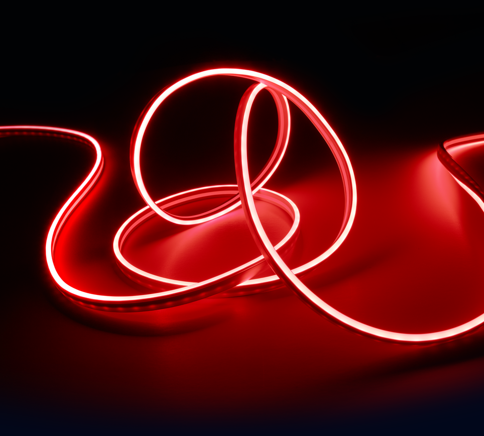Neon LED stripe 5 m white RGB — R65585100