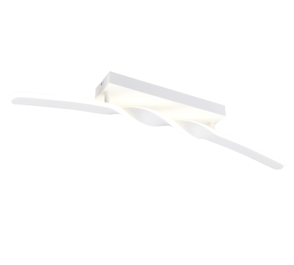 Ginko LED ceiling lamp matt white 4000K — R65791131