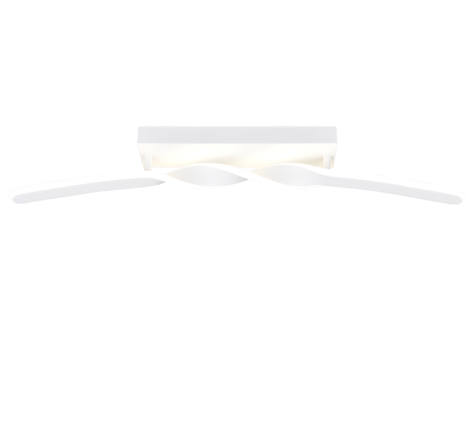 Ginko LED ceiling lamp matt white 4000K — R65791131