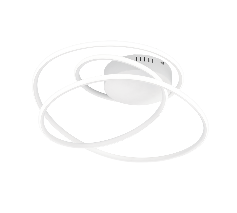 Bologna LED ceiling lamp matt white 4000K — R67051131