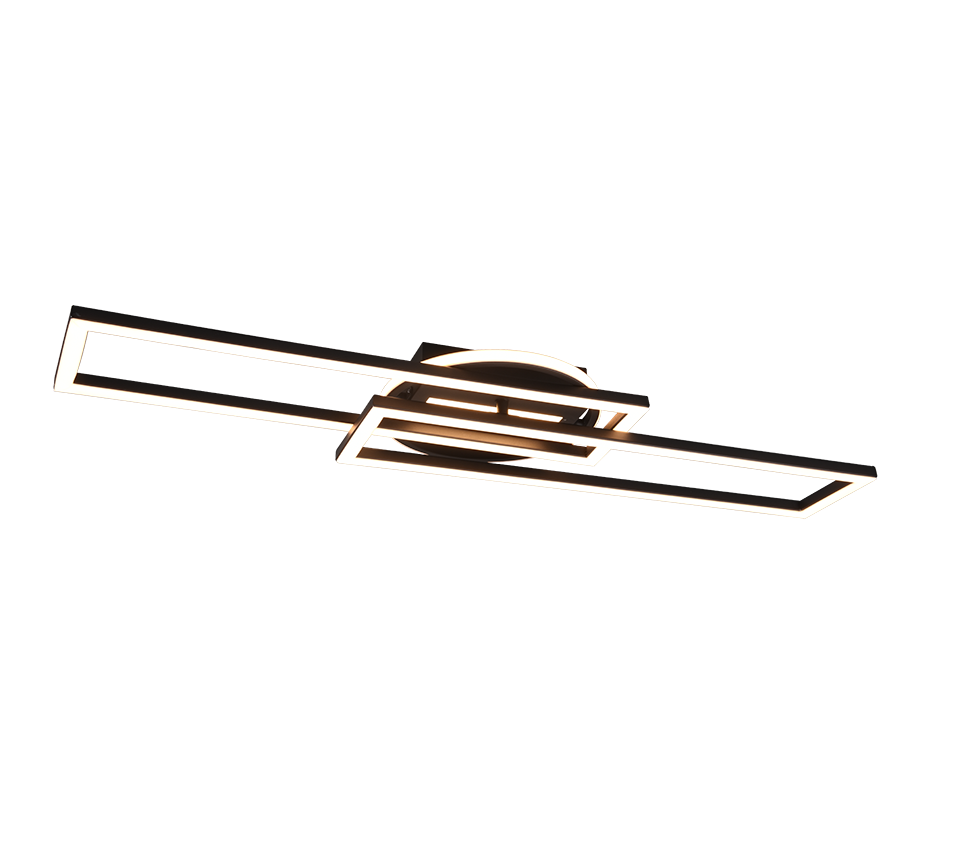 Twister LED ceiling lamp matt black — R67183132
