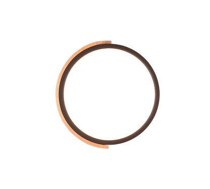 Jano LED ceiling lamp matt black/wood — R67201132