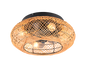 Lillesand ceiling fan 4xE27 brown/paper yarn — R67302126
