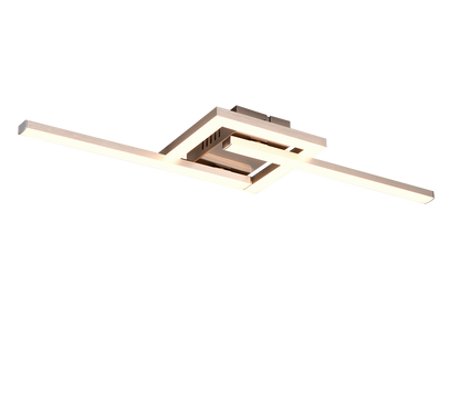 Viale LED ceiling lamp brushed steel — R67303107