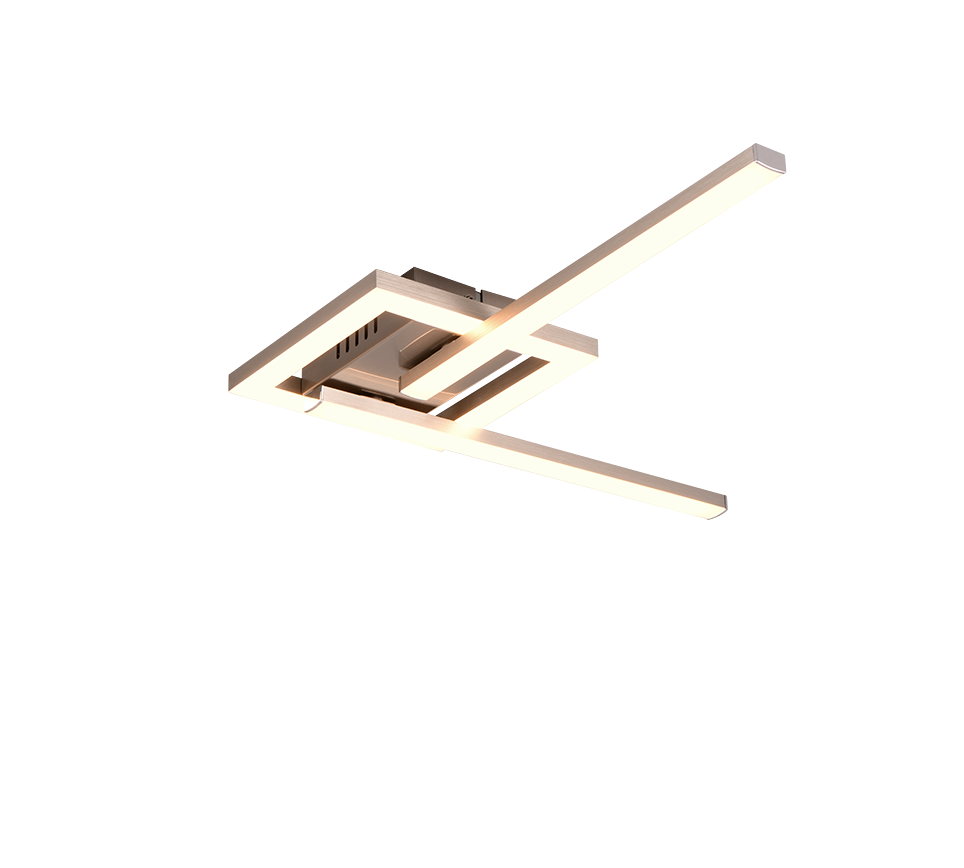 Viale LED ceiling lamp brushed steel — R67303107