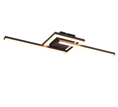Viale LED ceiling lamp matt black — R67303132