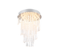 Pomp LED ceiling lamp 30 cm chrome/transparent — R67341106