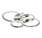 Cires LED ceiling lamp chrome/crystal effect 4000K — R67364106