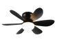 Lund LED ceiling fan matt black — R67462132