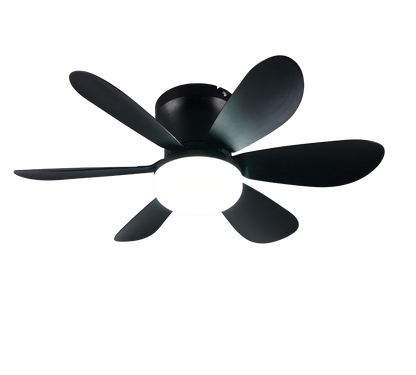 Lund LED ceiling fan matt black — R67462132
