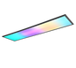 Beta LED ceiling lamp 120 cm matt black RGBW — R67661232