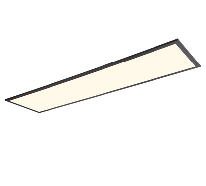 Beta LED ceiling lamp 120 cm matt black RGBW — R67661232