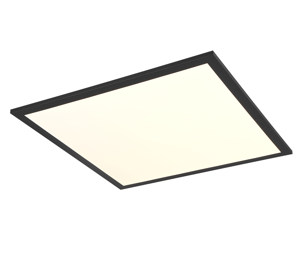 Beta LED ceiling lamp 44 cm matt black RGBW — R67664532