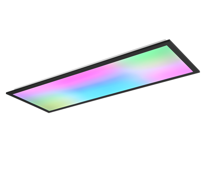 Beta LED ceiling lamp 80 cm matt black RGBW — R67668032