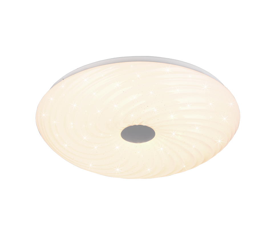 Gravity LED ceiling lamp 37 cm white/chrome — R67693800