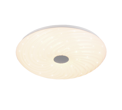 Gravity LED ceiling lamp 37 cm white/chrome — R67693800