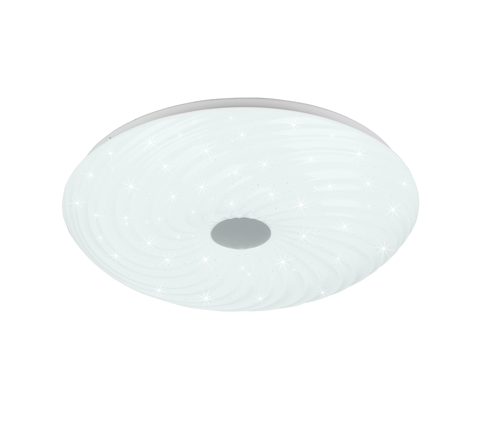 Gravity LED ceiling lamp 37 cm white/chrome — R67693800