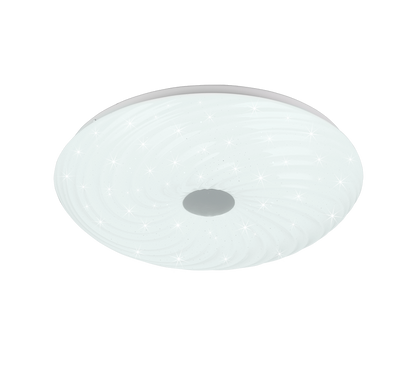 Gravity LED ceiling lamp 37 cm white/chrome — R67693800