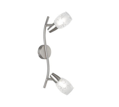 Colmar spotlight 2-pc E14 brushed steel — R80022007