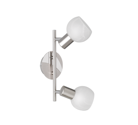 Antibes spotlight 2-pc E14 brushed steel — R80172007