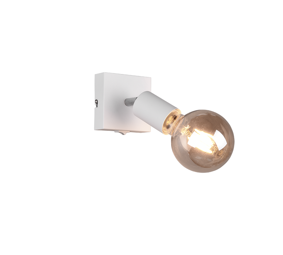 Vannes spotlight 1-pc E27 matt white — R80181731