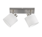 Tommy spotlight 2-pc E14 brushed steel/white — R80332001