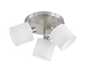 Tommy spotlight 3-pc E14 brushed steel/white — R80333901