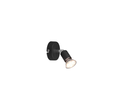 Paris spotlight 1-pc GU10 matt black — R80911032