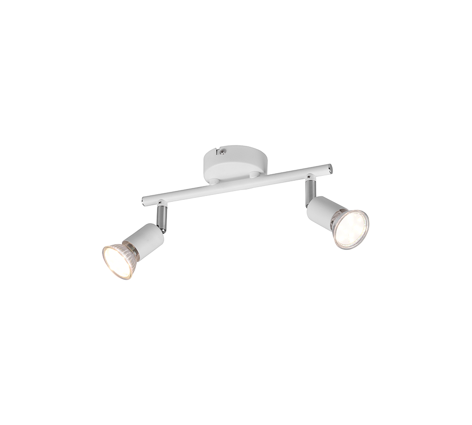 Paris spotlight 2-pc GU10 matt white — R80912031