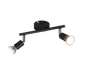 Paris spotlight 2-pc GU10 matt black — R80912032