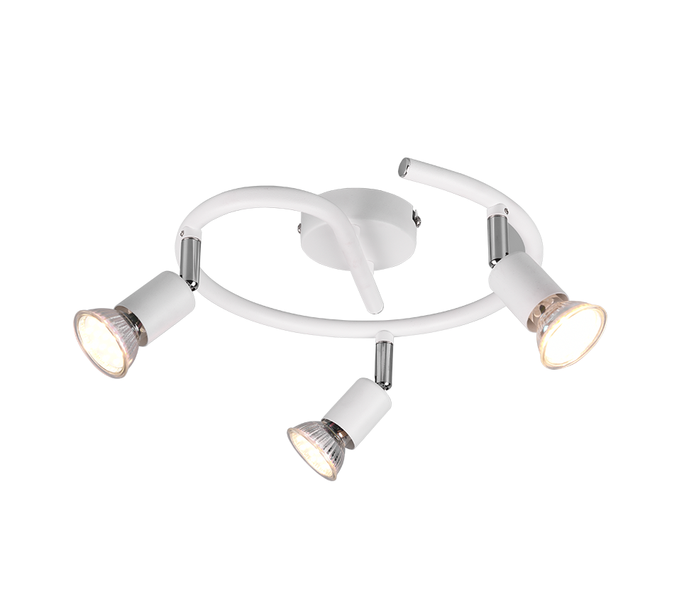 Paris spotlight 3-pc GU10 matt white — R80913931