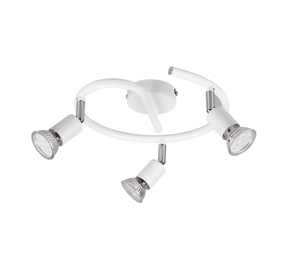 Paris spotlight 3-pc GU10 matt white — R80913931