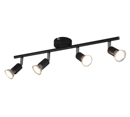 Paris spotlight 4-pc GU10 matt black — R80914032