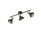Latika spotlight 3-pc E14 matt black/wood — R81523032