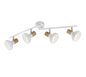 Latika spotlight 4-pc E14 matt white/wood — R81524031