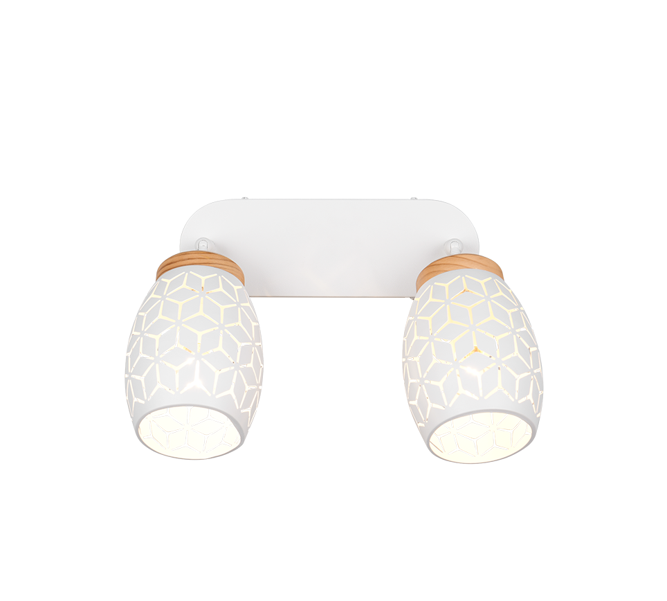 Bidar spotlight 2-pc E14 matt white — R81572031