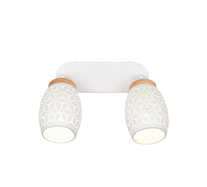 Bidar spotlight 2-pc E14 matt white — R81572031