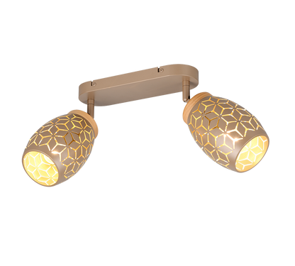 Bidar spotlight 2-pc E14 coffee brown — R81572065