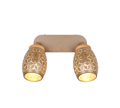 Bidar spotlight 2-pc E14 coffee brown — R81572065
