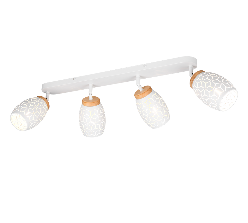 Bidar spotlight 4-pc E14 matt white — R81574031